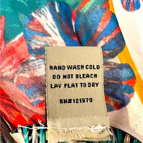 Flying Tomato Off Shoulders Tropical Dress Size S - Picture 8 of 8